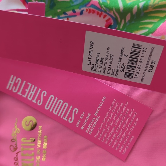NWT Lilly Pulitzer Luxletic UPF 50+ Anaia Active Dress - Picture 5 of 12